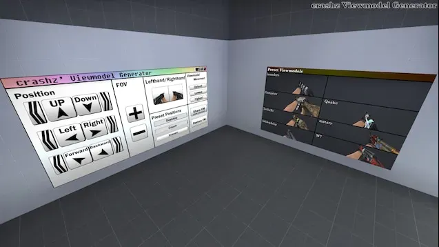 crashz' Viewmodel Generator