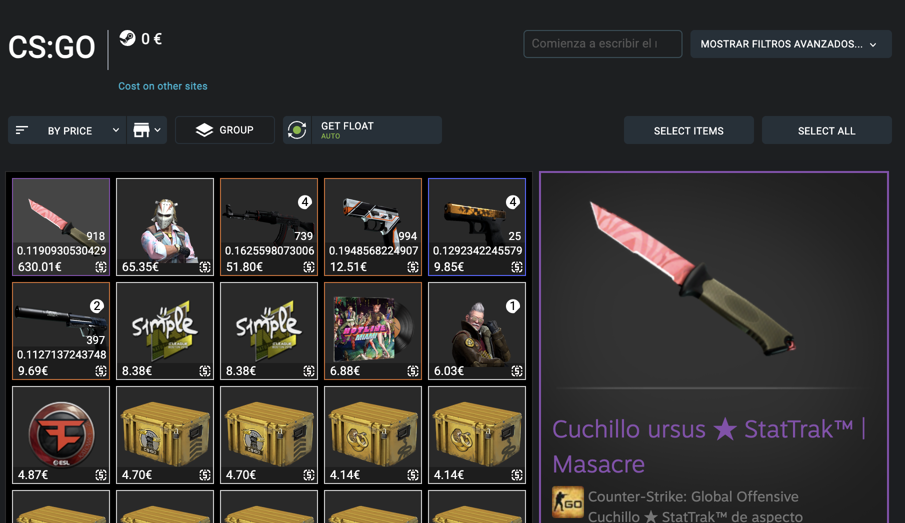 Steam Inventory Helper